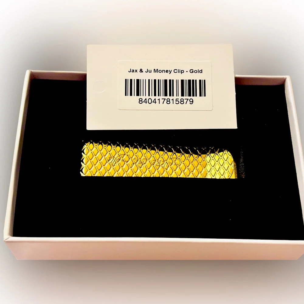 New Jax & Ju Money Clip - Gold